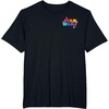 Amazon Essentials Star Wars May the Force be With You Colorful Shapes T-Shirt(Black)