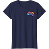 Amazon Essentials Star Wars May the Force be With You Colorful Shapes T-Shirt(Navy Blue)