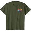 Amazon Essentials Star Wars May the Force be With You Colorful Shapes T-Shirt(Olive Green)
