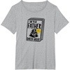 Amazon Essentials Star Wars Men’s Darth Vader Book I Am Your Father T-Shirt, White, Small(Heather Grey)