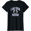 Amazon Essentials Star Wars Men’s Darth Vader I Am Your Father Collegiate Crest T-Shirt, Black, Small(Black)