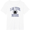 Amazon Essentials Star Wars Men’s Darth Vader I Am Your Father Collegiate Crest T-Shirt, Black, Small(White)