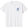 Amazon Essentials Star Wars Valentine’s Day Love from R2-D2 T-Shirt(White)