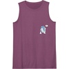 Amazon Essentials Star Wars Valentine’s Day Love from R2-D2 Tank Top(Purple)