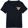 Amazon Essentials The Mandalorian Grogu Holding a Valentine’s Heart T-Shirt(Black)