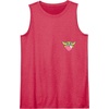 Amazon Essentials The Mandalorian Grogu Holding a Valentine’s Heart Tank Top(Red)