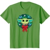 Amazon Essentials The Mandalorian Grogu Holiday Christmas Wreath T-Shirt(Grass Green)