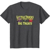 Amazon Essentials The Mandalorian Spooky Grogu Halloween Costumes Little Trick T-Shirt(Dark Heather Grey)
