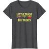 Amazon Essentials The Mandalorian Spooky Grogu Halloween Costumes Little Trick T-Shirt(Dark Heather Grey)