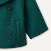 Amazon Essentials x Sofia Grainge Toddler and Baby Boys’ Wool Blend Double-Breasted Coat with Insulated Quilted Lining, Notched Lapel