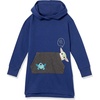 Amazon Essentials Disney | Marvel | Star Wars | Frozen | Princess Girls and Toddlers’ Fleece Long-Sleeve Hooded Dresses(Star Wars Child)