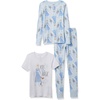 Amazon Essentials Disney | Marvel | Star Wars Babies, Toddlers and Girls’ Pajama Set(3-piece Frozen Magic)