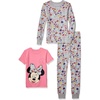 Amazon Essentials Disney | Marvel | Star Wars Babies, Toddlers and Girls’ Pajama Set(Minnie/Cute)