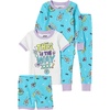 Amazon Essentials Disney | Marvel | Star Wars Babies, Toddlers and Girls’ Pajama Set(Star Wars Mandalorian Friends)