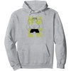 Amazon Essentials Marvel Avengers Cartoon Hulk Drawing Pullover Hoodie(Heather Grey)