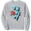 Amazon Essentials Marvel Spider-Man Hand Thwip! Web-Slinger Sweatshirt(Heather Grey)