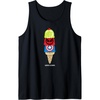 Amazon Essentials Marvel Super Heroes Ice Cream Cone Super Scoops Tank Top(Black)