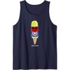 Amazon Essentials Marvel Super Heroes Ice Cream Cone Super Scoops Tank Top(Navy Blue)