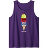 Amazon Essentials Marvel Super Heroes Ice Cream Cone Super Scoops Tank Top(Purple)