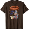 Amazon Essentials Men’s The Mandalorian Grogu Halloween Trick or Treat T-Shirt, Black Graphic Print, Small(Brown)