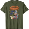 Amazon Essentials Men’s The Mandalorian Grogu Halloween Trick or Treat T-Shirt, Black Graphic Print, Small(Olive Green)