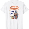 Amazon Essentials Men’s The Mandalorian Grogu Halloween Trick or Treat T-Shirt, Black Graphic Print, Small(White)