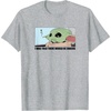 Amazon Essentials Men’s The Mandalorian Sad Grogu Wants Snacks T-Shirt, Grey, Small(Heather Grey)