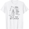 Amazon Essentials Men’s Vader Rule The Galaxy Scene T-Shirt, White, Small(White)
