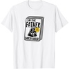 Amazon Essentials Star Wars Men’s Darth Vader Book I Am Your Father T-Shirt, White, Small(White)
