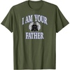 Amazon Essentials Star Wars Men’s Darth Vader I Am Your Father Collegiate Crest T-Shirt, Black, Small(Olive Green)