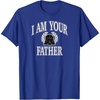 Amazon Essentials Star Wars Men’s Darth Vader I Am Your Father Collegiate Crest T-Shirt, Black, Small(Royal Blue)