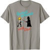 Amazon Essentials Star Wars Men’s Darth Vader and Luke Special Moments with Dad T-Shirt, Grey, Small(Slate Grey)