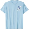 Amazon Essentials Star Wars Valentine’s Day Love from R2-D2 T-Shirt(Baby Blue)