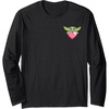 Amazon Essentials The Mandalorian Grogu Holding a Valentine’s Heart Long Sleeve T-Shirt(Black)