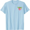 Amazon Essentials The Mandalorian Grogu Holding a Valentine’s Heart T-Shirt(Baby Blue)