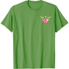 Amazon Essentials The Mandalorian Grogu Holding a Valentine’s Heart T-Shirt(Grass Green)