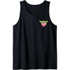 Amazon Essentials The Mandalorian Grogu Holding a Valentine’s Heart Tank Top(Black)