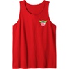 Amazon Essentials The Mandalorian Grogu Holding a Valentine’s Heart Tank Top(Red)