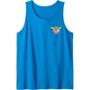 Amazon Essentials The Mandalorian Grogu Holding a Valentine’s Heart Tank Top(Sapphire Blue)