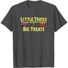 Amazon Essentials The Mandalorian Spooky Grogu Halloween Costumes Little Trick T-Shirt(Dark Heather Grey)