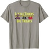 Amazon Essentials The Mandalorian Spooky Grogu Halloween Costumes Little Trick T-Shirt(Slate Grey)