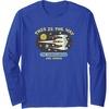 Amazon Essentials The Mandalorian and Grogu in Space Long Sleeve T-Shirt(Royal Blue)
