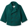 Amazon Essentials x Sofia Grainge Toddler and Baby Boys’ Wool Blend Double-Breasted Coat with Insulated Quilted Lining, Notched Lapel