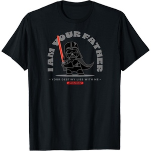 Amazon Essentials Men’s Standing Darth Vader I Am Your Father T-Shirt, Black, Small(Black)