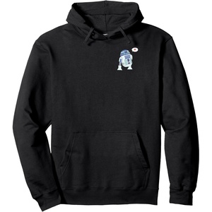 Amazon Essentials Star Wars Valentine’s Day Love from R2-D2 Pullover Hoodie(Black)