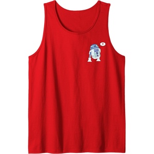 Amazon Essentials Star Wars Valentine’s Day Love from R2-D2 Tank Top(Red)
