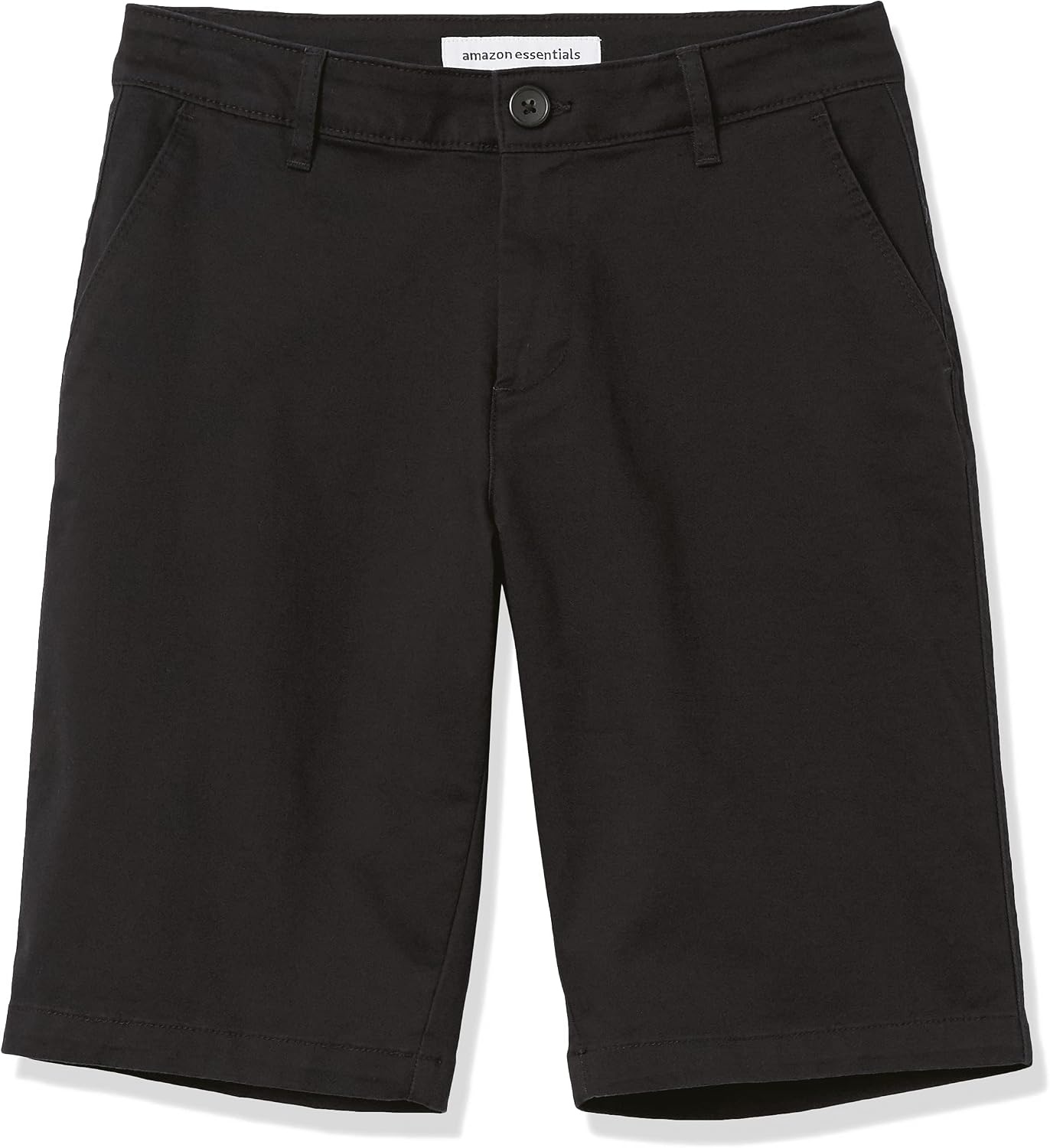 image:imageAmazon Essentials Womens MidRise SlimFit 10 Inseam Bermuda Chino ShortsBlack