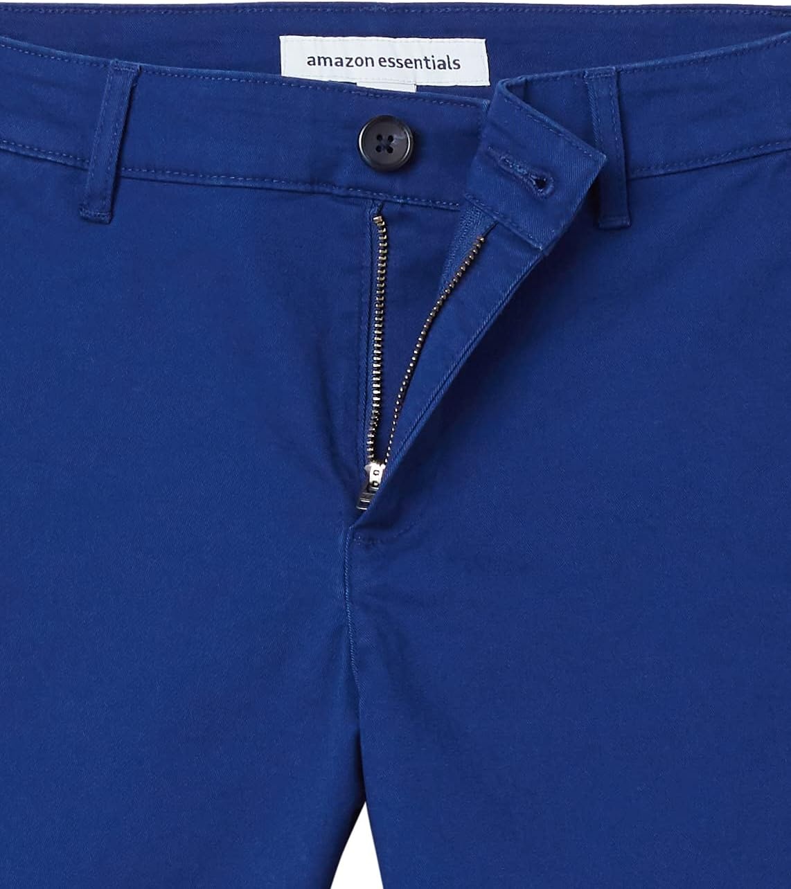 image:imageAmazon Essentials Womens MidRise SlimFit 5 Inch Inseam Khaki Shorts Available in Straight and Curvy FitsBlue