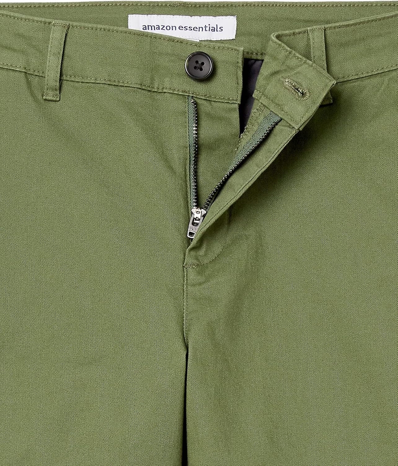 image:imageAmazon Essentials Womens MidRise SlimFit 5 Inch Inseam Khaki Shorts Available in Straight and Curvy FitsOlive