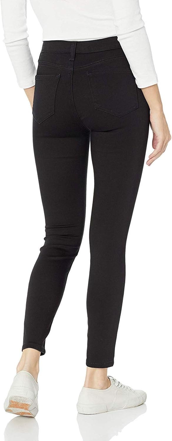 image:imageAmazon Essentials Womens MidRise Stretchy Skinny Denim Jeans 5PocketBlack